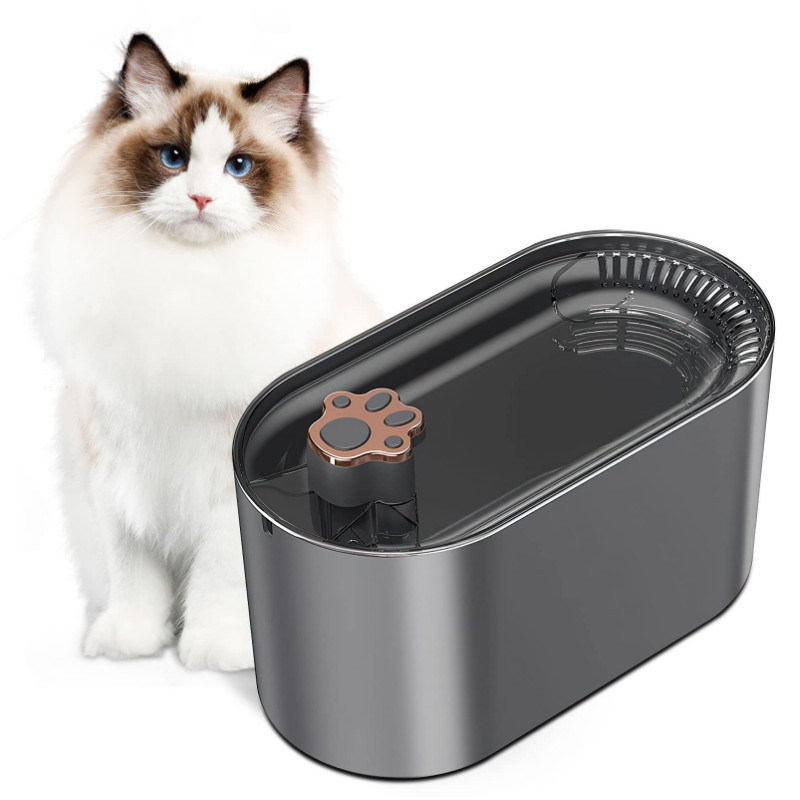 3L Automatic Cat Water Fountain - Ultra-Quiet with LED Light, Ideal for Dogs and Cats